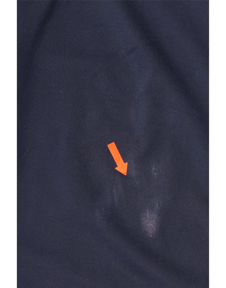 Pantaloni della tuta da ragazzo NIKE 12-13 anni Large Blu Navy Colourblock