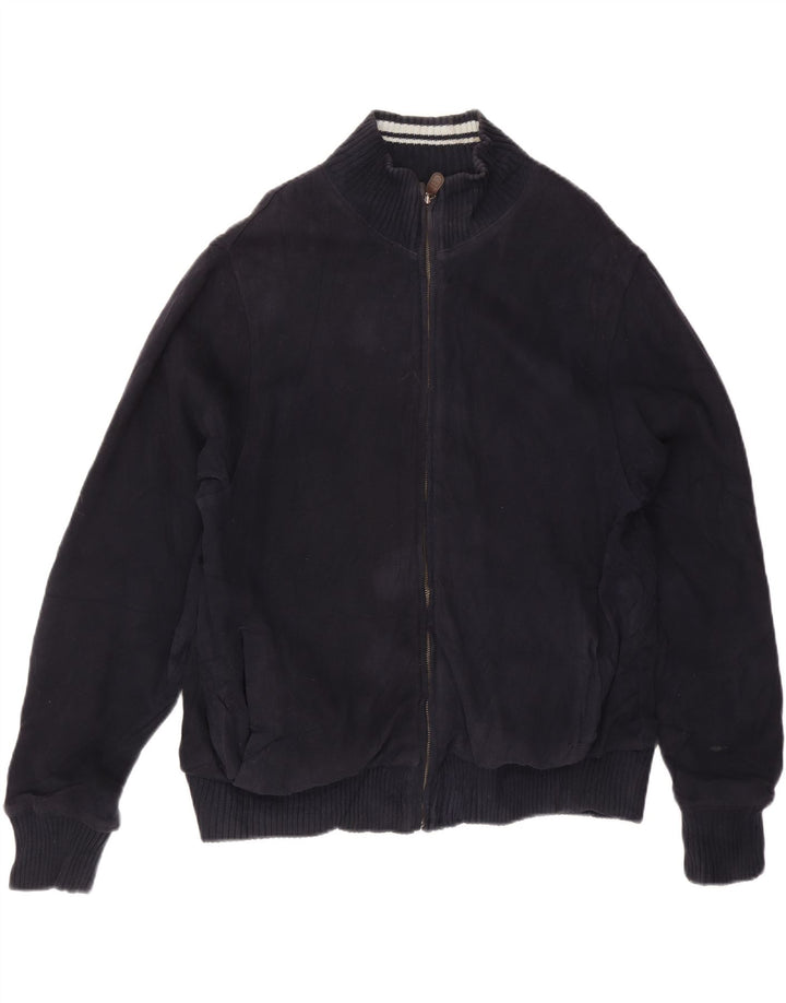 Giacca da ginnastica da uomo Marks & Spencer Blue Harbour grande blu navy