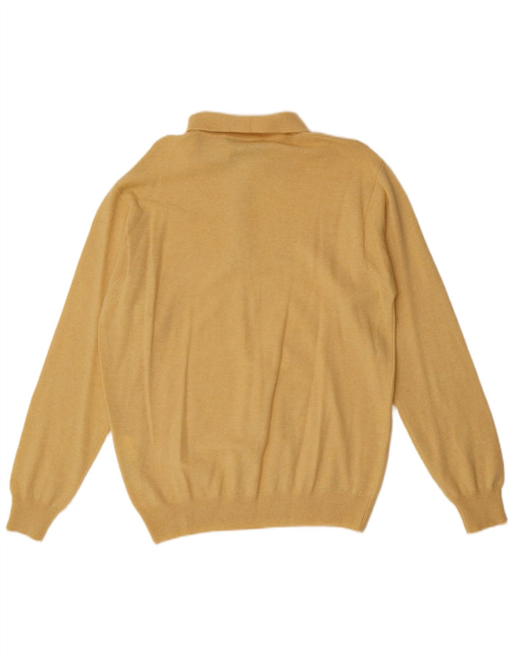 Maglione maglione collo alto da uomo Valentino giallo medio