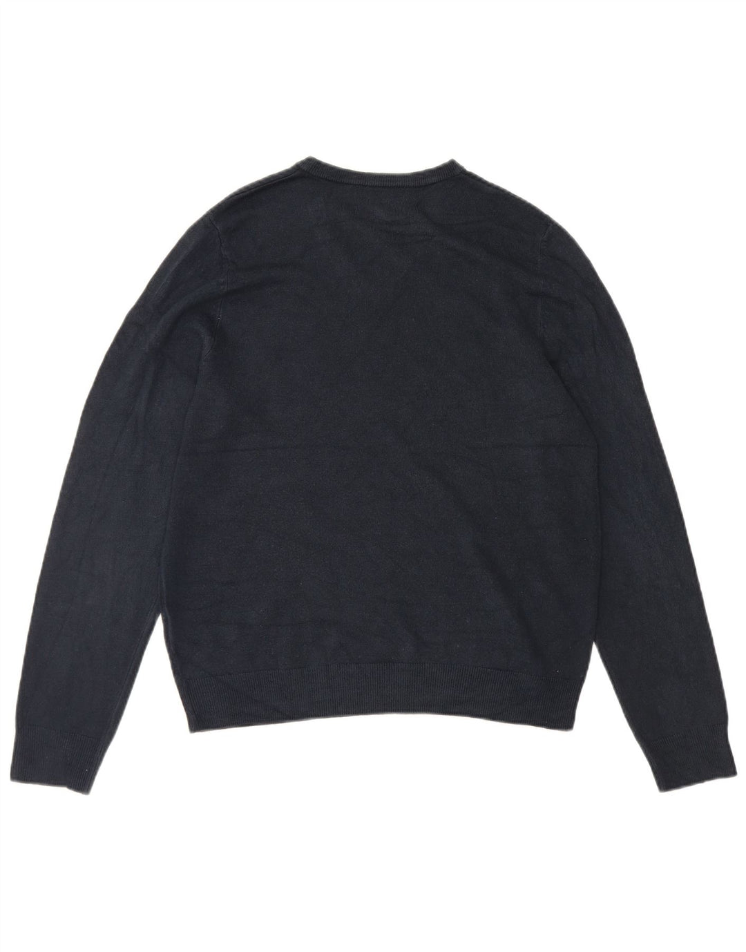 Maglione da uomo con scollo a V Marks & Spencer grande in acrilico blu navy