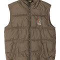 DIADORA Gilet Imbottito Uomo UK 40 Large Marrone Poliestere