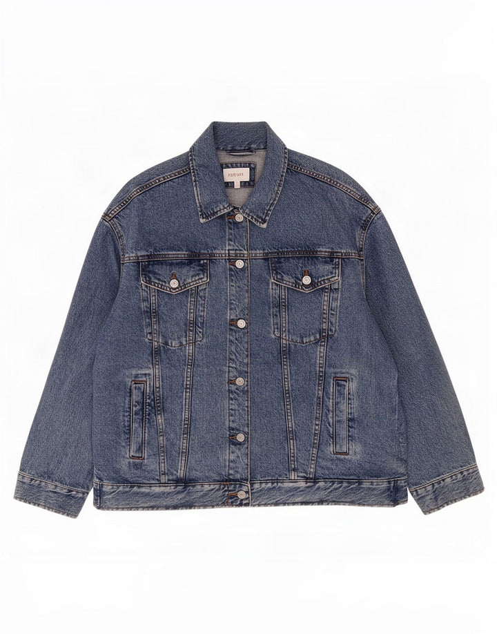 Giacca in denim Marks & Spencer da donna Per Una UK 14 grande cotone blu
