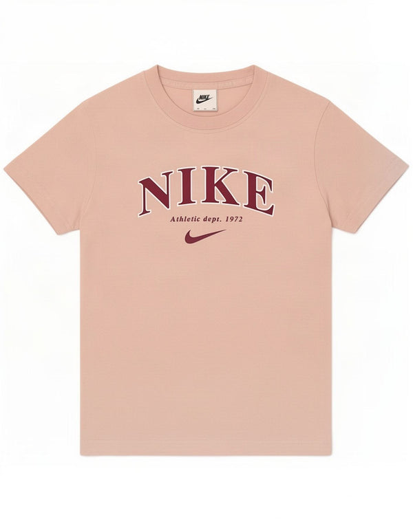 T-shirt grafica per ragazze Nike Top 8-9 anni piccola in cotone rosa
