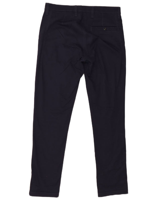 Pantaloni chino slim da uomo G-Star W31 L32 cotone blu navy