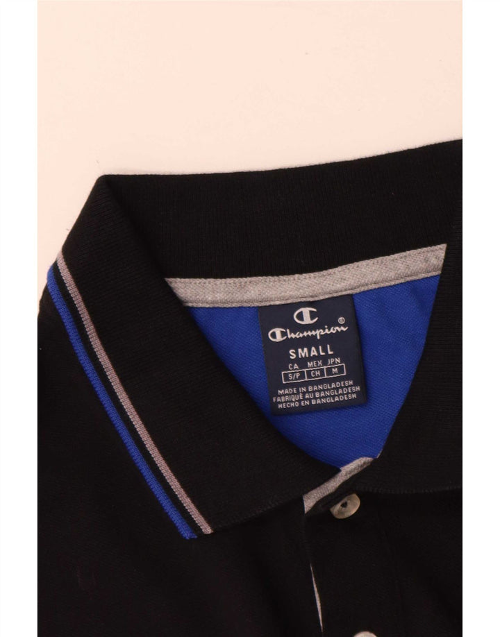 Polo da uomo Champion piccola nera