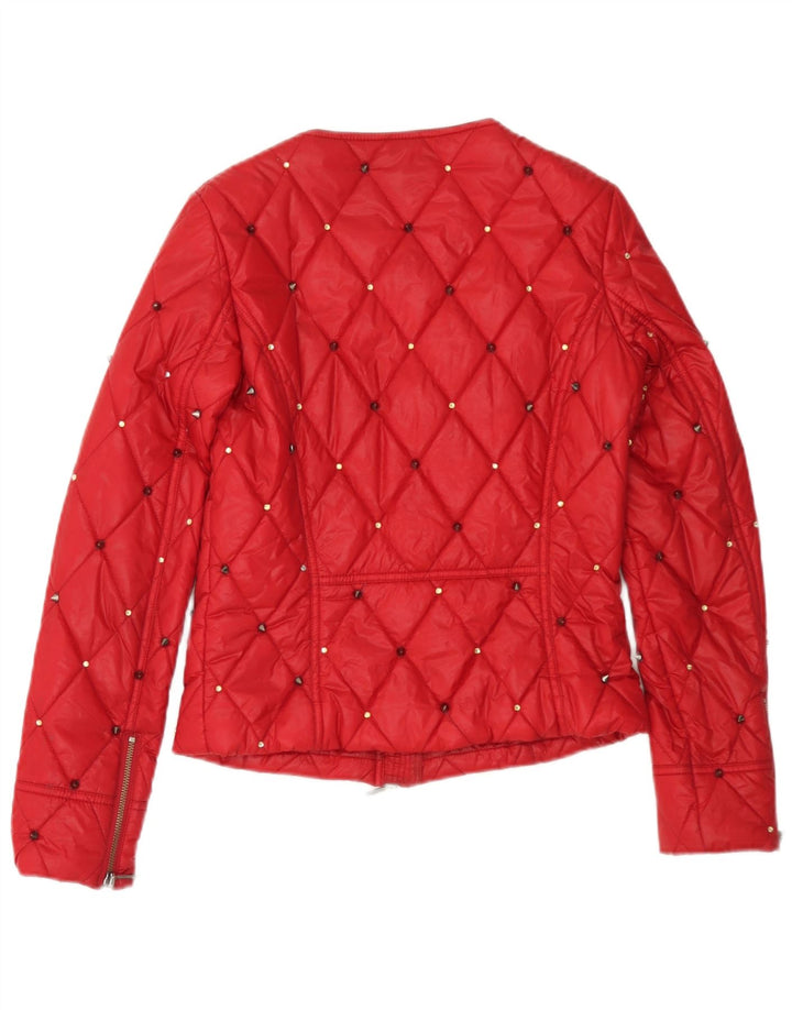 Giacca trapuntata da donna Guess By Marciano IT 42 Medium Red Spotted Poliammide