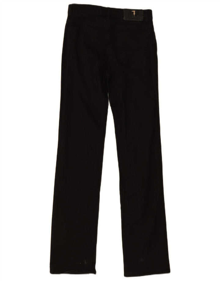 Jeans Straight Uomo Trussardi W25 L32 Cotone Nero