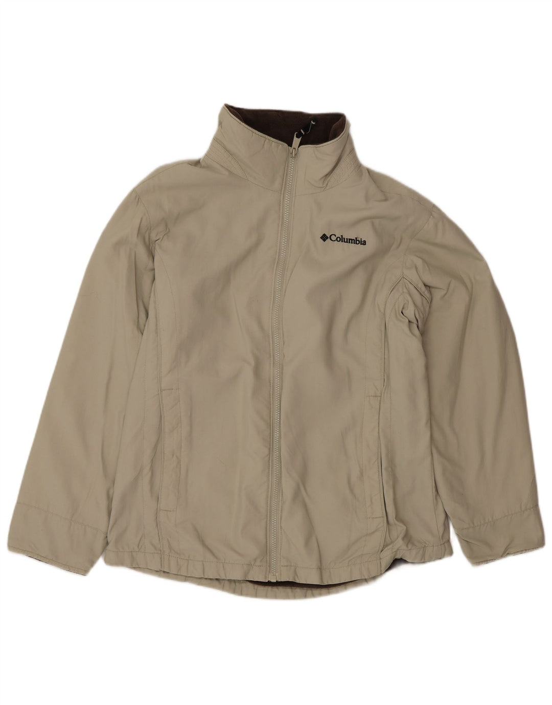 Giacca a vento oversize da donna Columbia UK 10 Small Beige Nylon