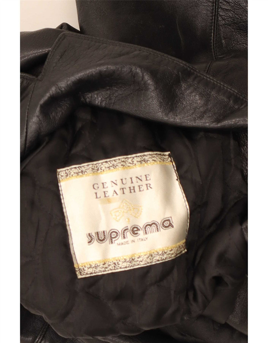 Cappotto In Pelle Donna Suprema IT 44 Medio Nero