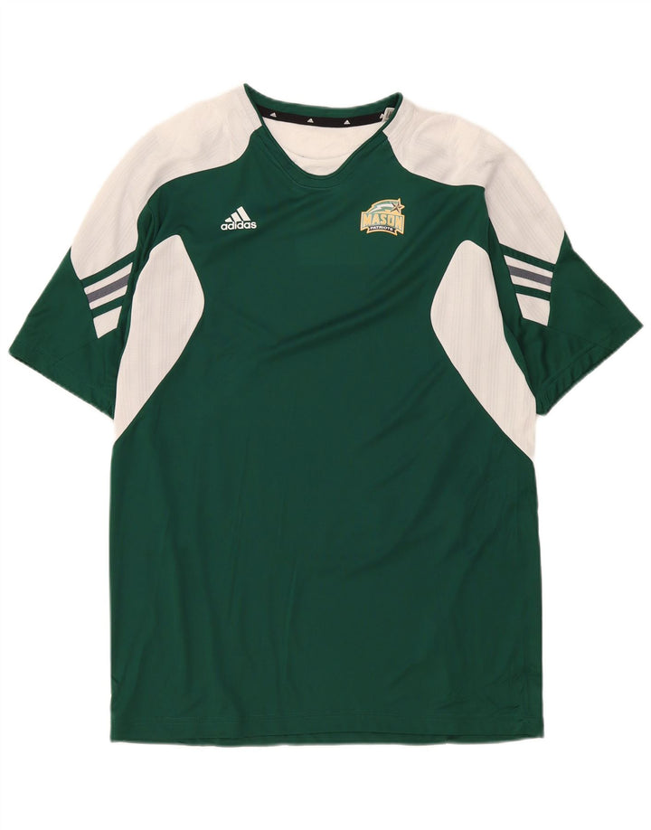 T-shirt Adidas Mason da uomo, grande, in poliestere color block verde