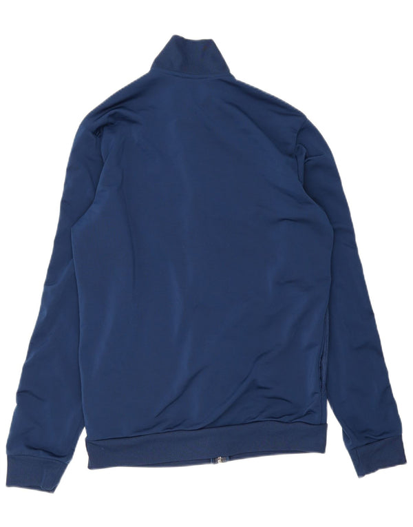 Giacca da tuta da uomo Adidas UK 38/40 Medium Blu Navy Poliestere