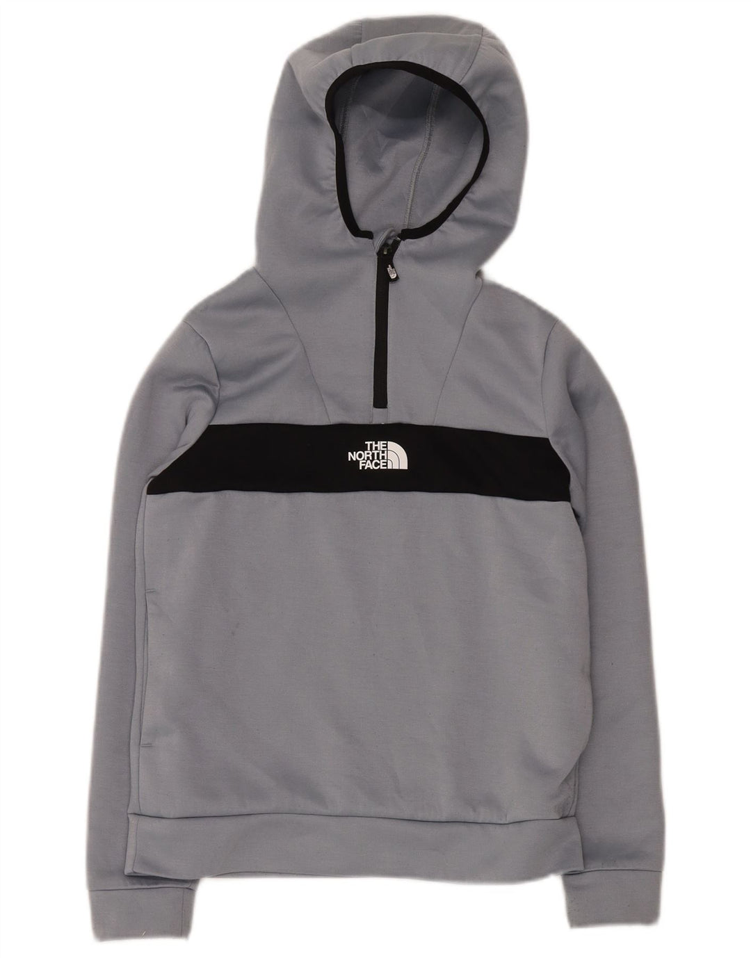 Maglione con cappuccio e zip grafica per ragazzi THE NORTH FACE 14-15 anni XL Grigio