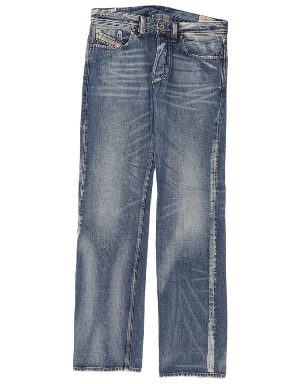 DIESEL Jeans dritti da uomo Larkee W32 L34 cotone blu