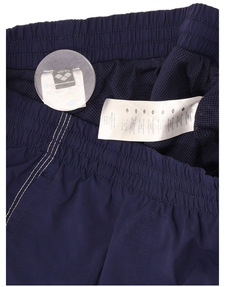 Pantaloncini sportivi da uomo Arena medi in nylon blu navy
