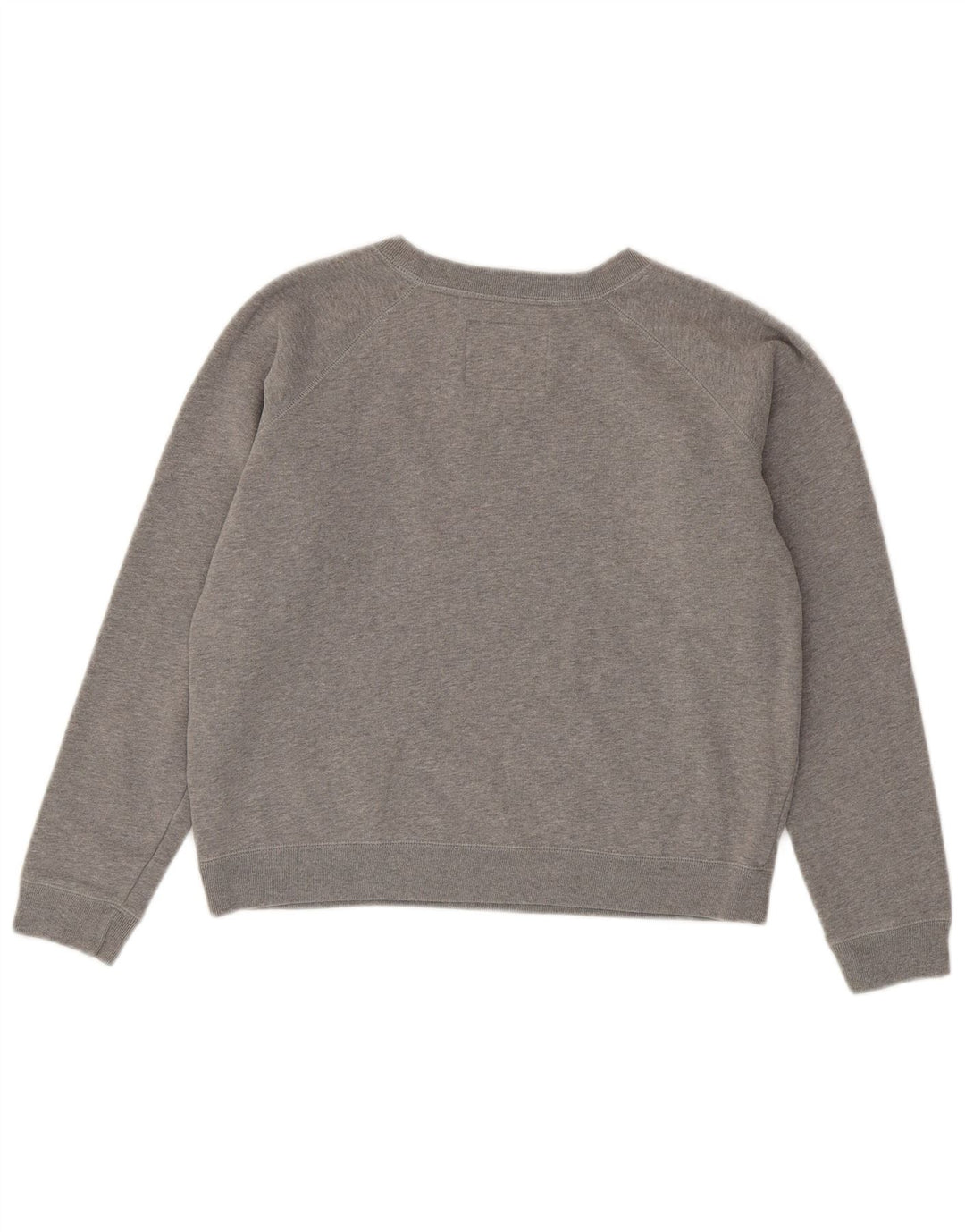 Felpa oversize da donna Jack Wills UK 10 piccolo cotone grigio