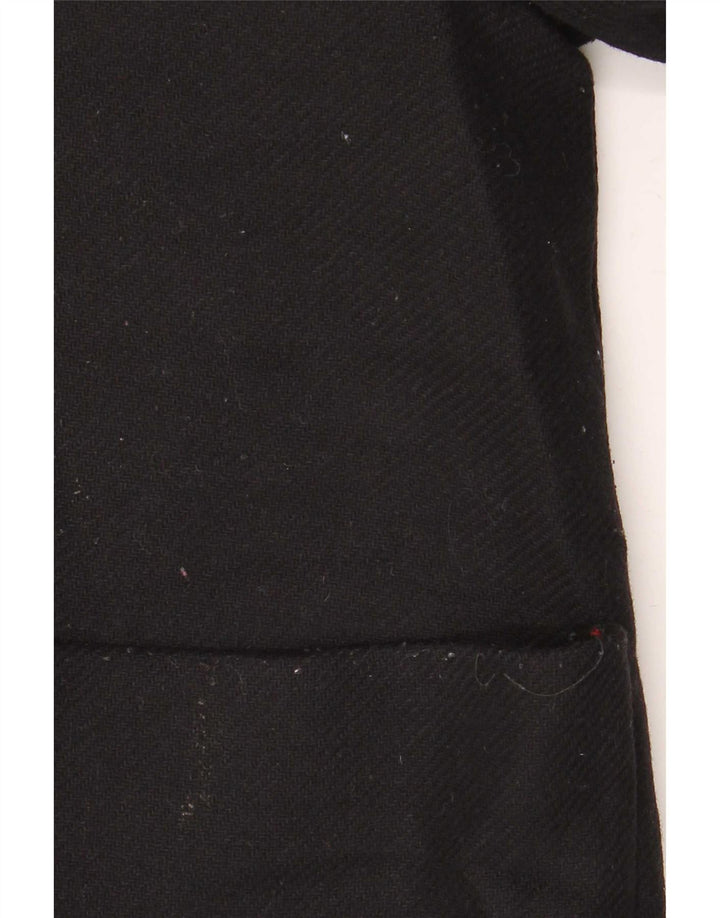 Cappotto oversize con cappuccio da donna Zara UK 10 piccolo in lana nera
