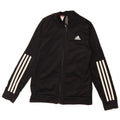 Giacca da tuta ADIDAS Primegreen per ragazze 9-10 anni in poliestere nero