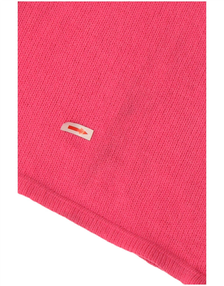 Prendisole in maglia da donna Zara UK 12 Poliestere rosa medio