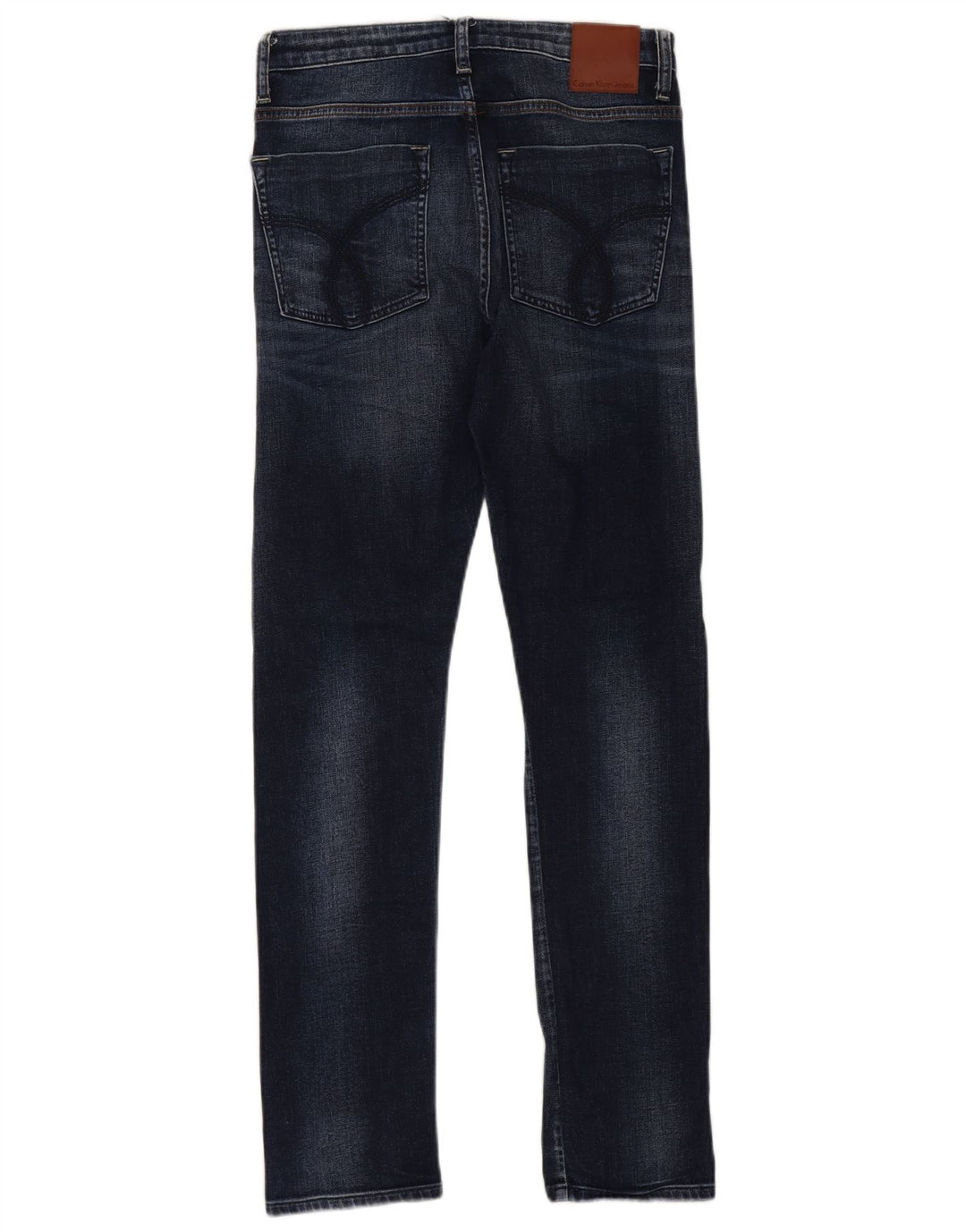 Jeans slim da donna Calvin Klein W29 L30 cotone blu navy