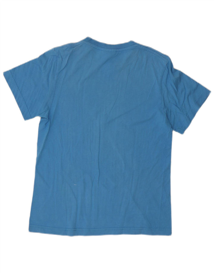 T-shirt grafica da ragazzo Nike Top 10-11 anni in cotone blu medio