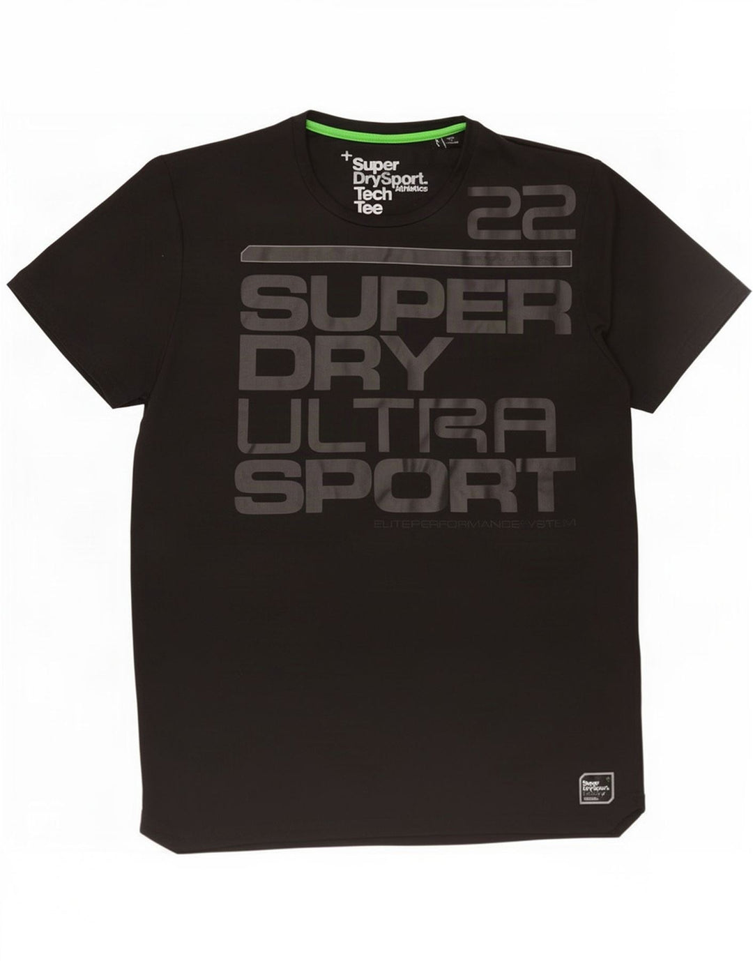 Superdry T-shirt grafica da uomo XL Nero Poliestere