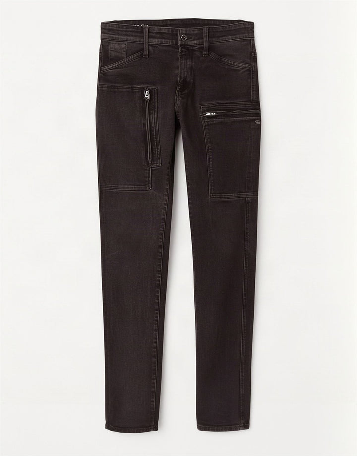 Jeans da donna G-Star Powell Cargo Super Slim W29 L32 cotone nero