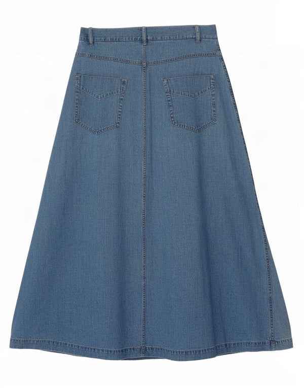 Successivo Gonna in denim Petite da donna UK 12 Media W28 Cotone blu
