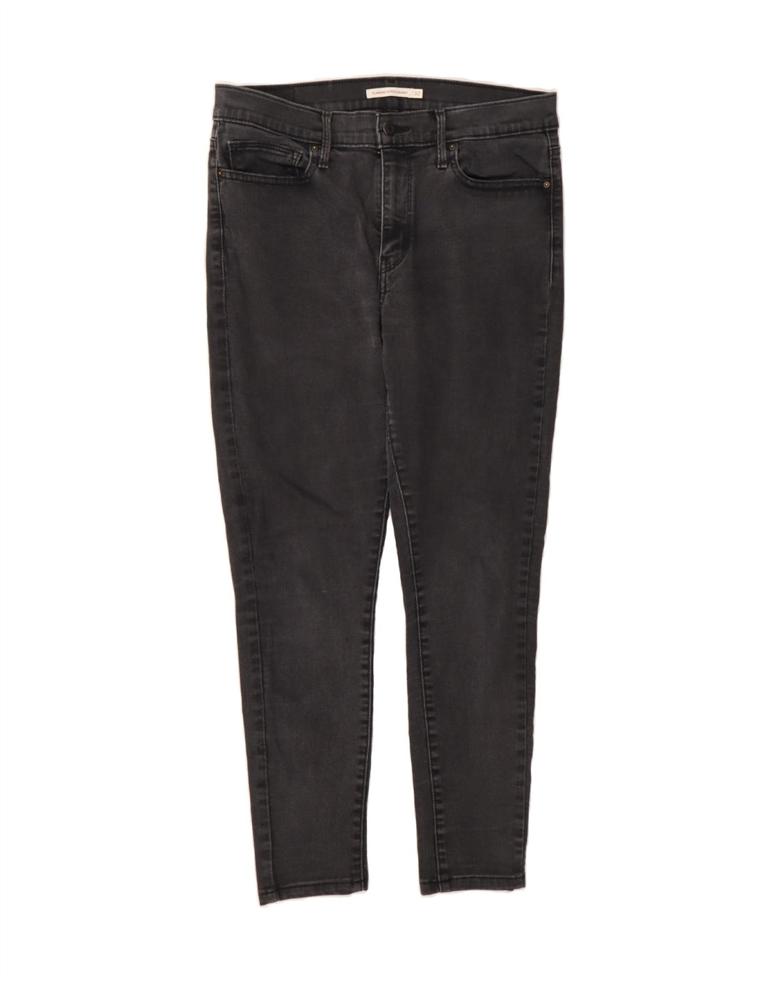 LEVI'S Womens Slimming Fit Super Skinny Jeans W32 L27  Grey Vintage Levi's and Second-Hand Levi's from Messina Hembry 