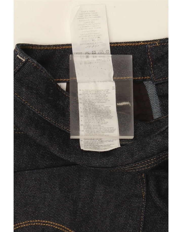 Pantaloncini di jeans da donna G-Star W29 cotone blu navy medio