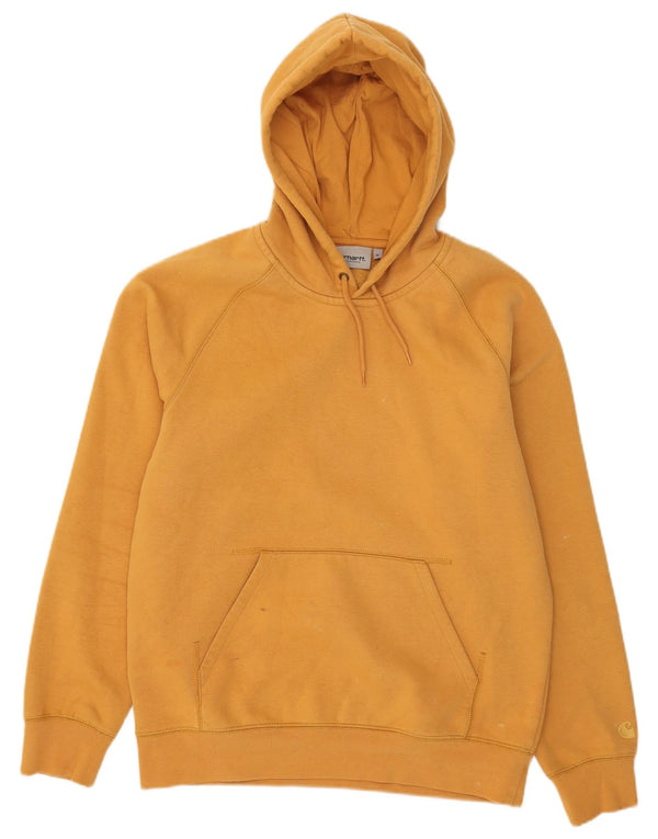 Maglione con cappuccio da uomo Carhartt in cotone giallo medio