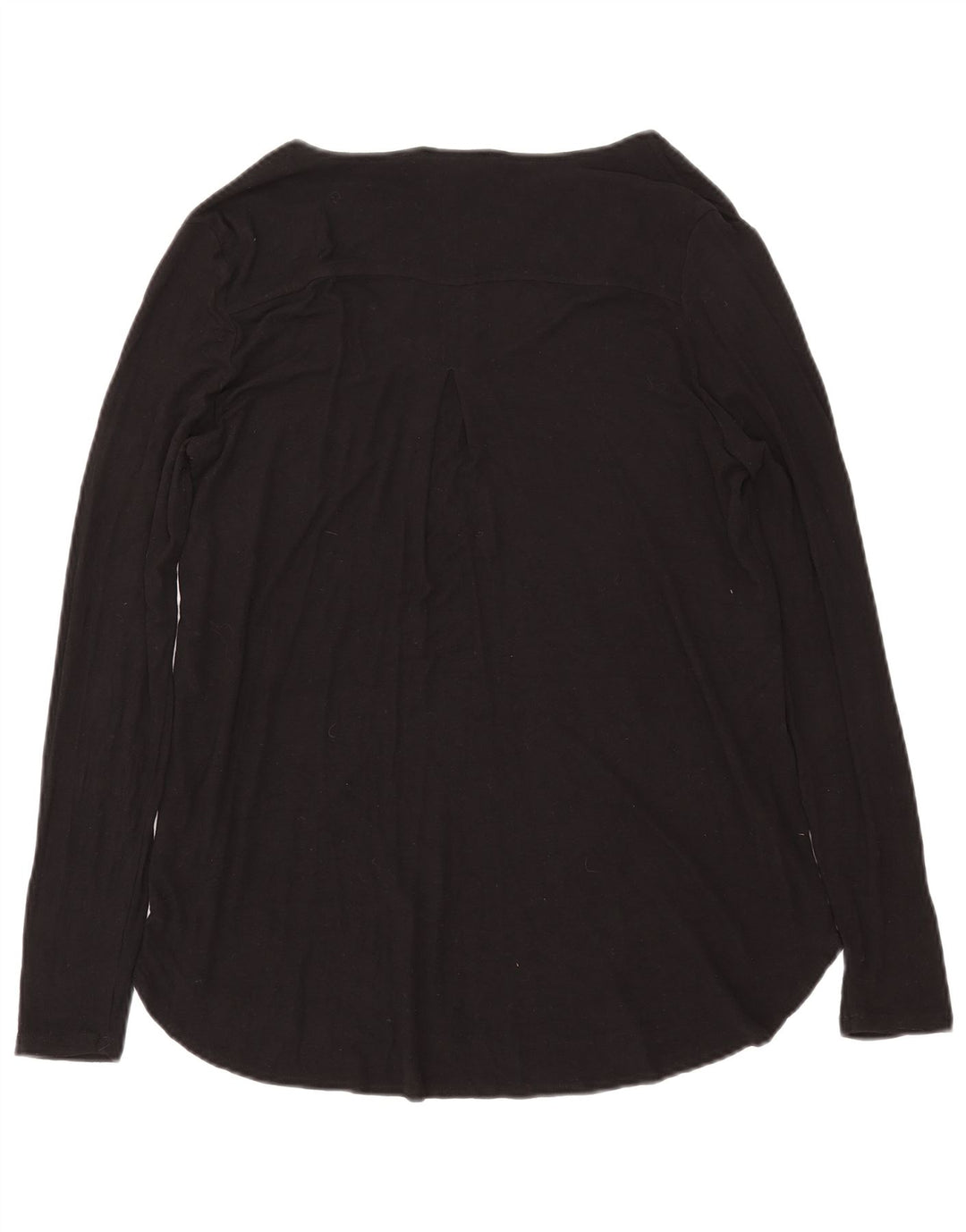 Top oversize da donna Essentials a maniche lunghe UK 14 viscosa nera media