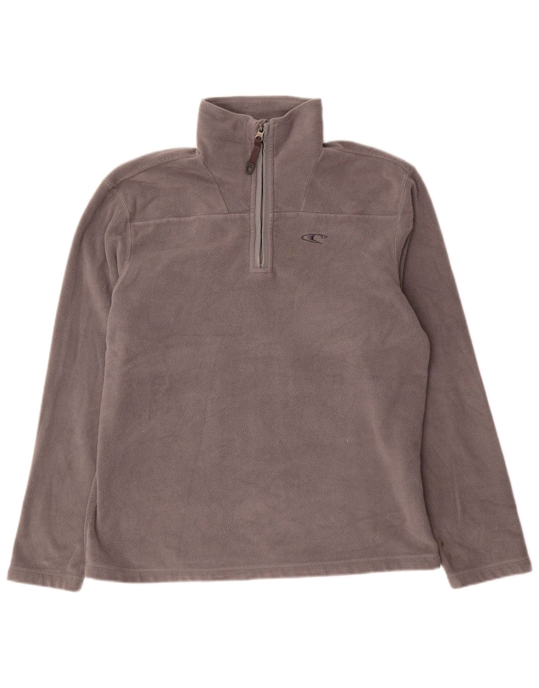 Maglione in pile da uomo con zip e collo O'Neill in poliestere grigio medio