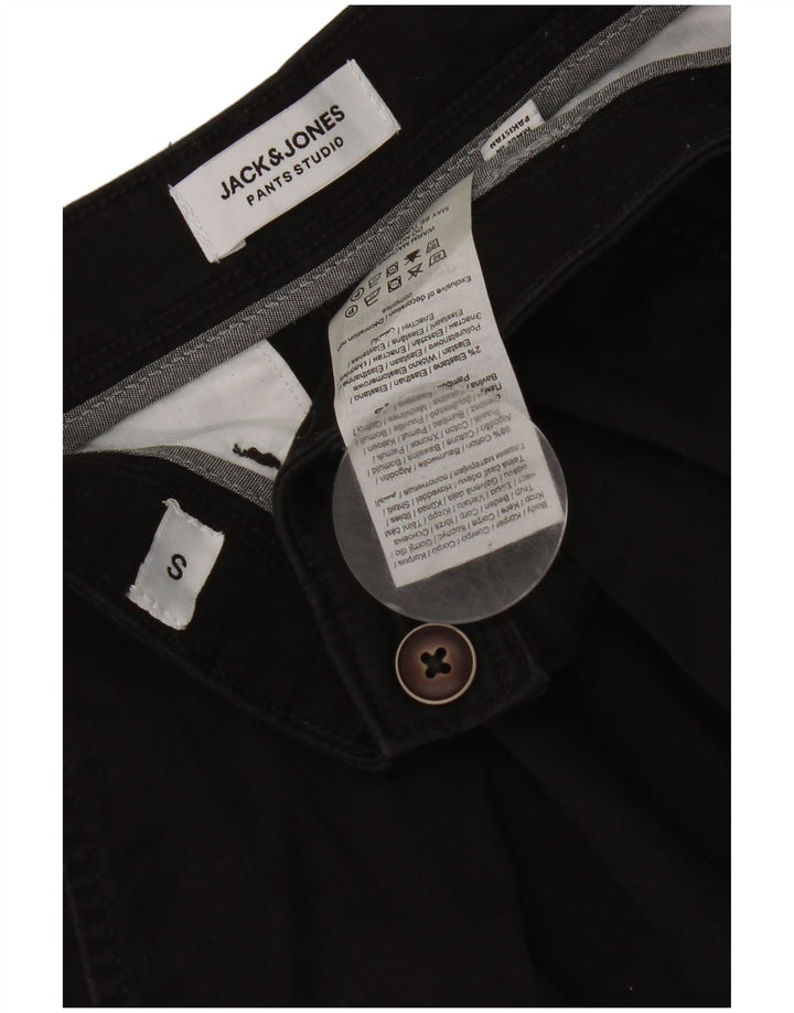 Pantaloncini chino da uomo Jack & Jones piccoli W29 in cotone nero