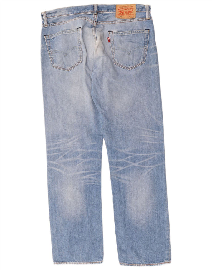 Levi's Uomo 504 Jeans dritti W34 L32 Cotone Blu