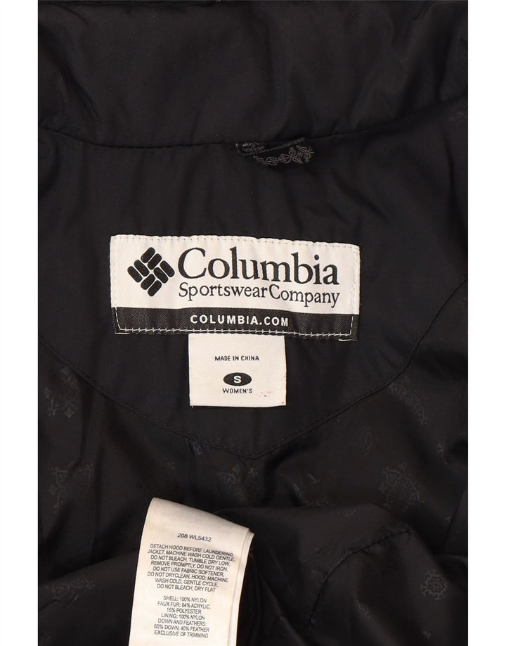 Giacca imbottita da donna Columbia UK 10 piccola in nylon nero