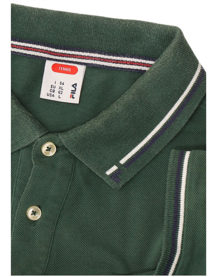 Polo da uomo Fila IT 54 Large verde