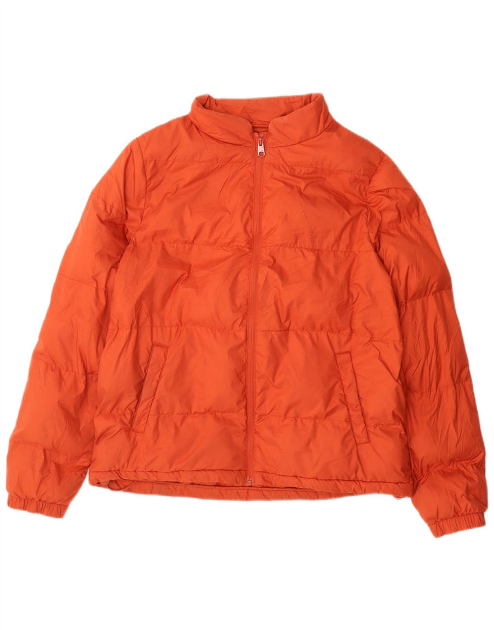 Giacca imbottita da donna Fat Face UK 12 Arancione medio Poliestere