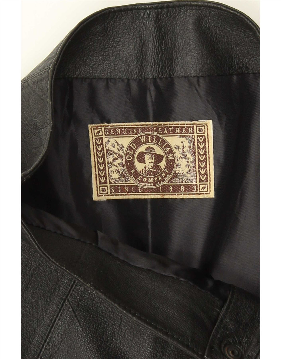 Mini gonna in pelle vintage da donna W25 XS in pelle nera