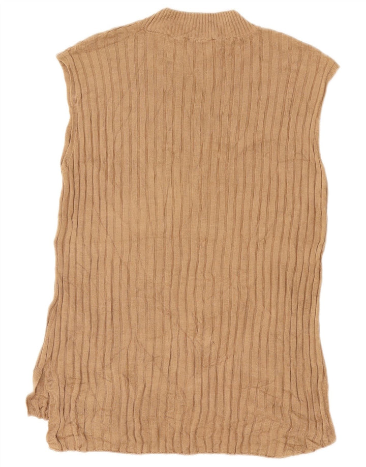 Canotta oversize da donna Marks & Spencer UK 10 piccola in viscosa marrone