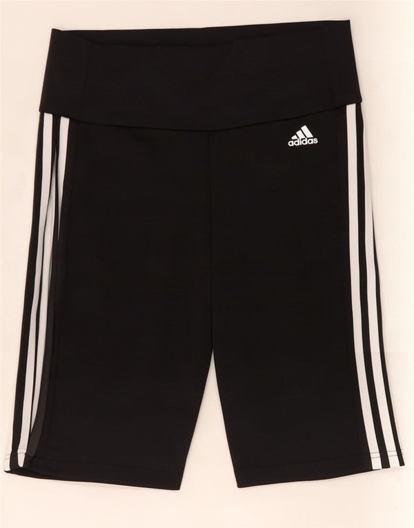 Pantaloncini sportivi Adidas Aeroready da donna UK 12/14 Poliestere nero medio