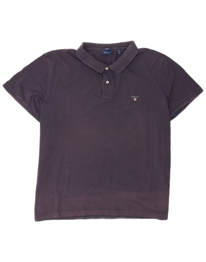 Polo Gant da uomo vestibilità regolare 5XL blu navy