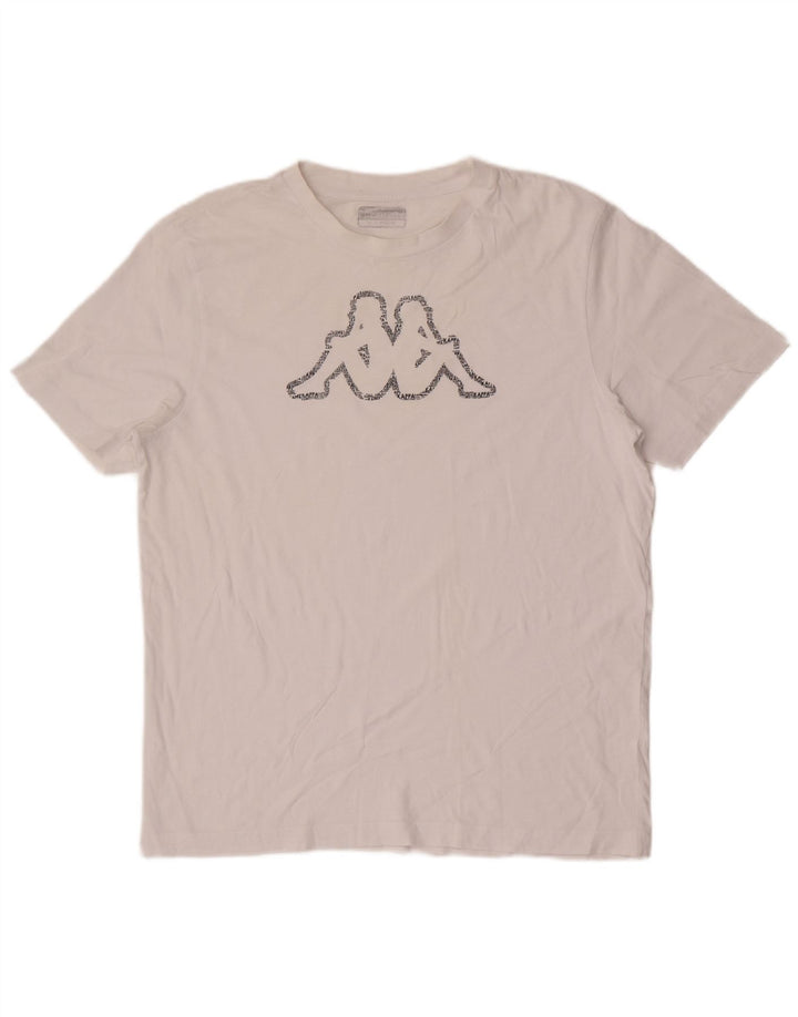 T-shirt grafica da uomo KAPPA grande bianca