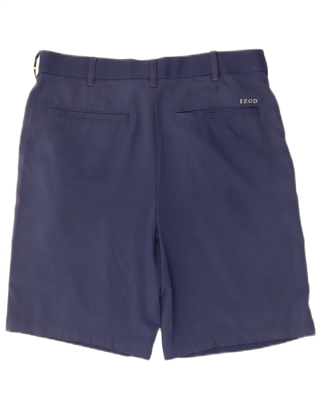 Pantaloncini chino da uomo dal taglio dritto Izod W32 poliestere medio blu navy