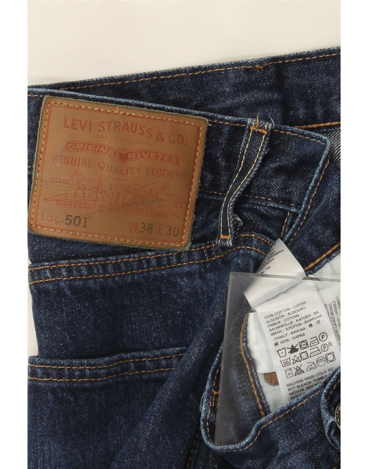 Levi's Uomo 501 Jeans dritti W38 L30 Cotone blu navy