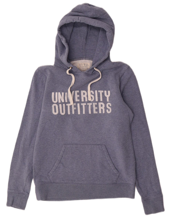 Maglione con cappuccio da donna JACK WILLS UK 12 medio blu navy