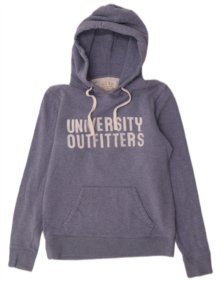 Maglione con cappuccio da donna JACK WILLS UK 12 medio blu navy