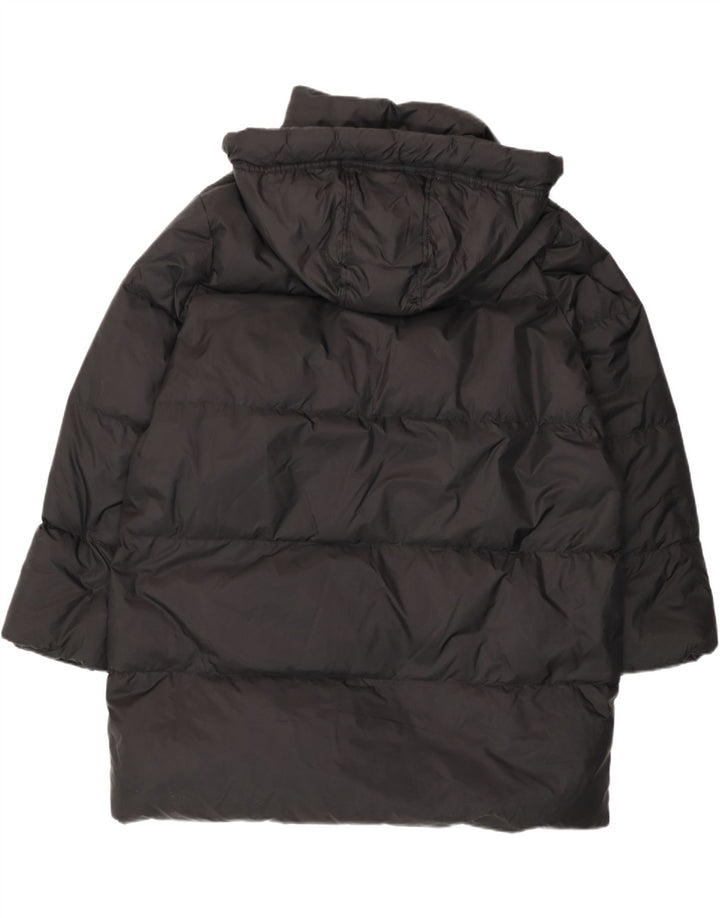 Cappotto imbottito oversize con cappuccio da donna Zara UK 10 piccolo nero in poliammide