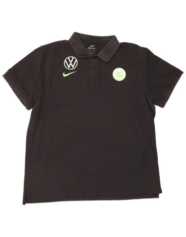 Polo grafica da uomo Nike XL in cotone nero