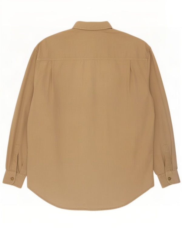 Trussardi Jeans Womens Shirt UK 16 Large Beige