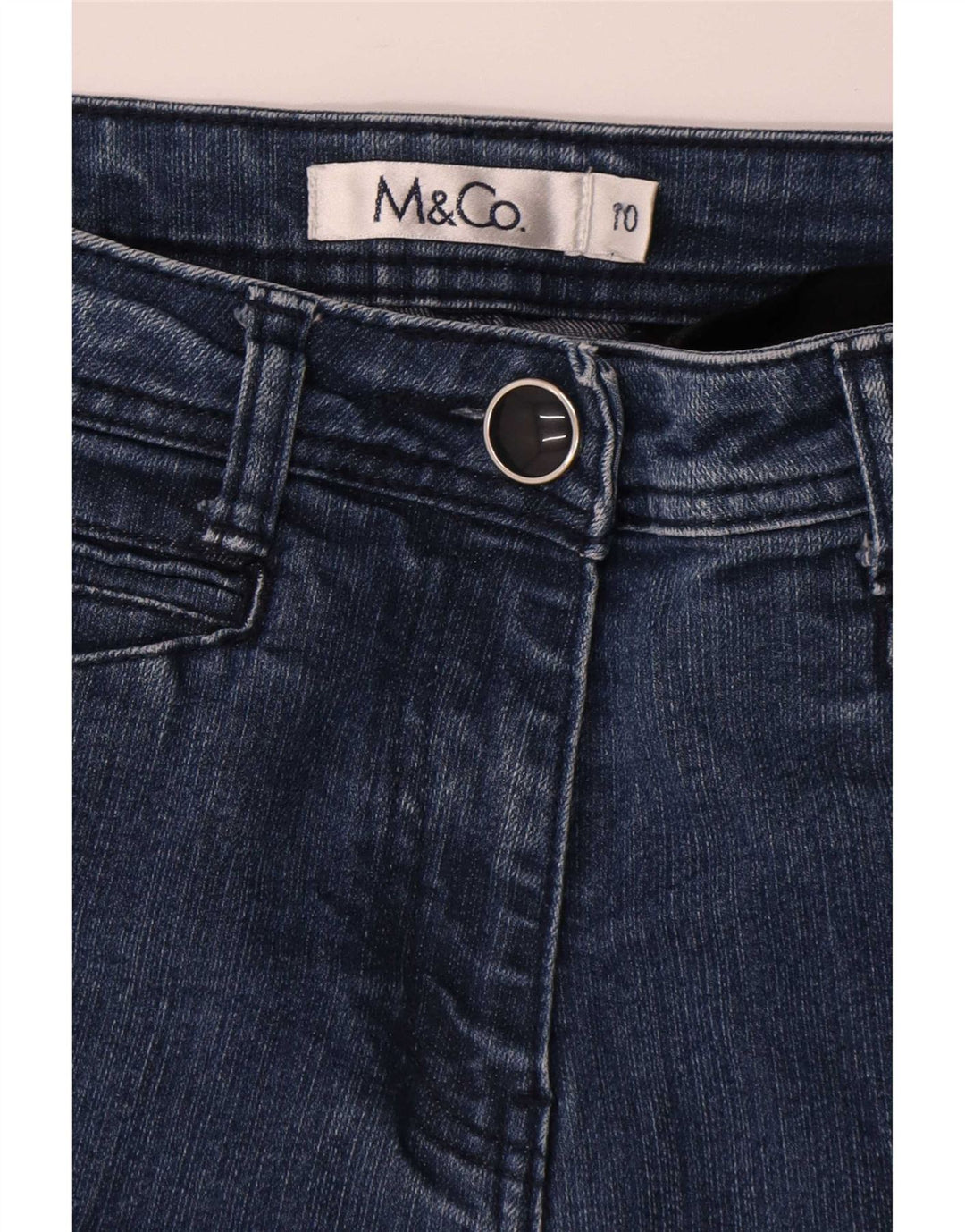 Jeans Bootcut da donna M&Co UK 10 Small W28 L28 Viscosa blu